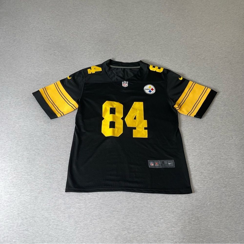 Nike Men’s NFL Pittsburgh Steelers #84 Antonio Brown Sewn Patch Football Jersey